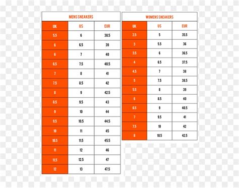 air max 1 size chart